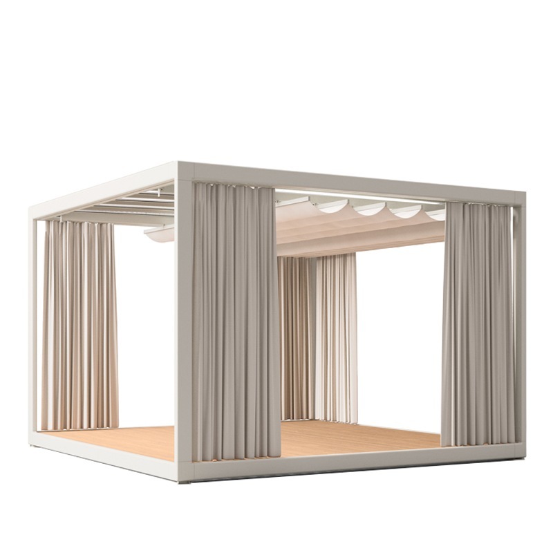 Ethimo EIVISSA Open Air Pavillon 495 x 495 mit Fußboden