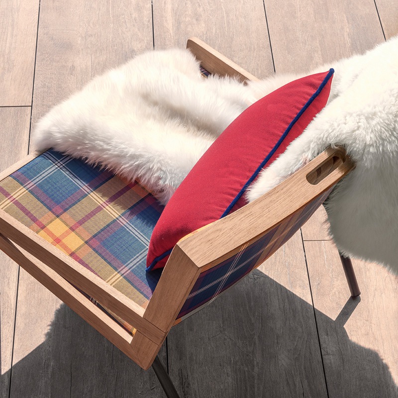 Ethimo ALLAPERTO Lounge Sessel - MOUNTAIN TARTAN