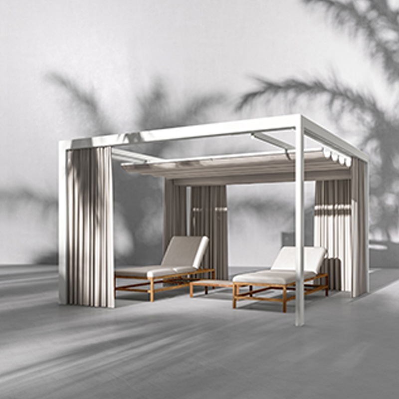 Ethimo EIVISSA Open Air Pavillon 375 x 375 ohne Fußboden